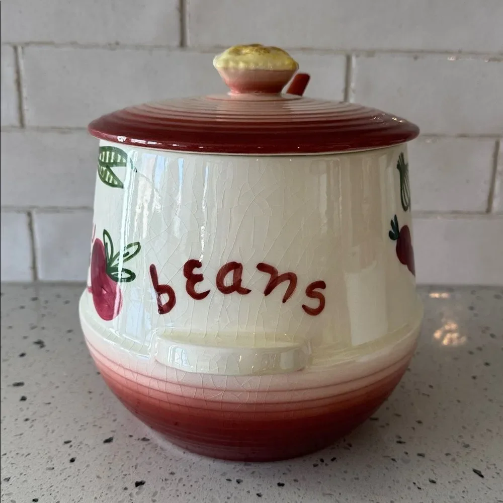LA Pottery Tureen Soup Stew Chili Beans #705 1957 Kitchen Decor Made in the USA